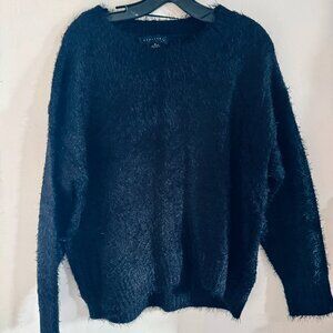 NWOT Sanctuary Black Fuzzy Sweater size M